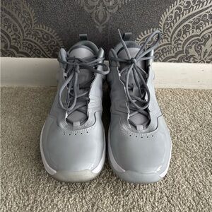 Jordan Gray High Top Basketball Sneakers